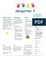 Kindergarten 2: Jesus Time Language Math