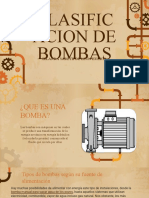 Clasificacion de Bombas y Su Funcion.