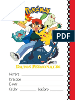 B5 Agenda Pokemón