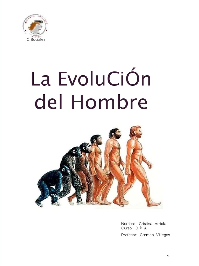 Informe Evolucion Del Hombre | PDF | Homo | Evolución humana