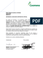 Carta de Induccion Virtual