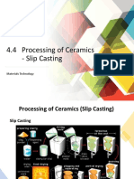 Topic 4.4 - Processing of Ceramics