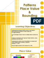 Patterns Place Value and Rounding