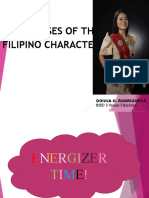 Weaknesses of The Filipino Character