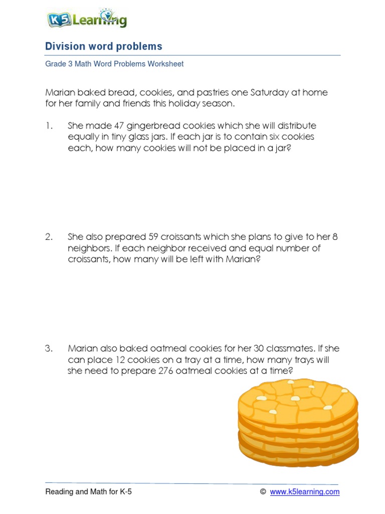 Division Word Problem2 | PDF