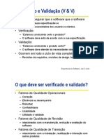 Verificacao Validacao