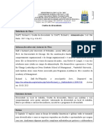 Fichamento Gestão Da Diversidade