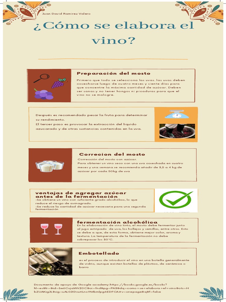 ¿Cómo Se Elabora El Vino? | PDF