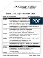 12th English Syllabus