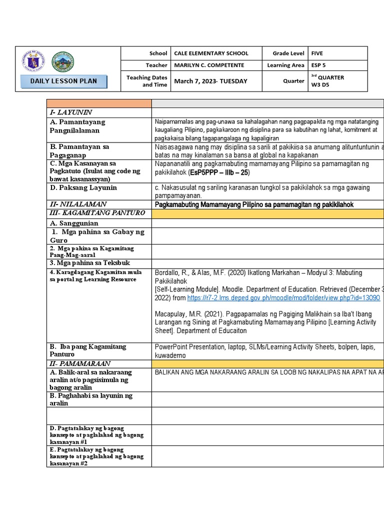 DLP Esp W3D5 | PDF