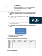 ACTIVDES MATEMATICA Segunda Semana