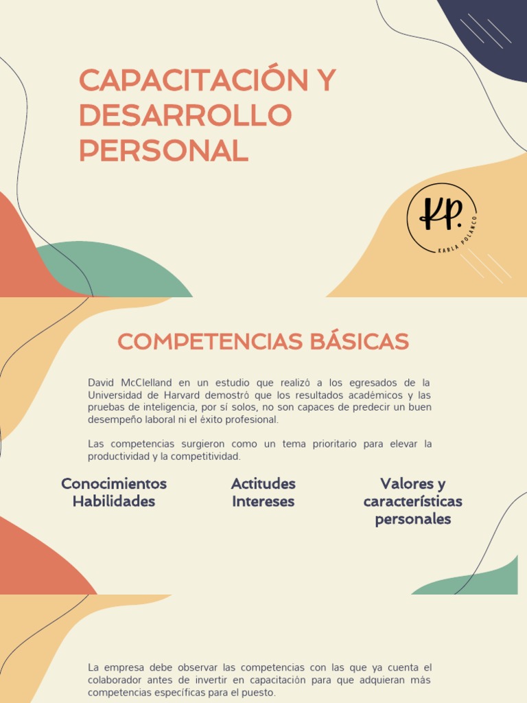 Capacitación y Desarrollo Personal | PDF | Aprendizaje | Competencia ...