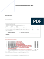 TMS Safety Checklist