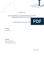 Utility-Based Multi-Service Bandwidth Allocation in The 4G Heterogeneous Wireless Access Networks