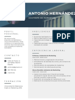Antonio Hernández: Perfil Personal