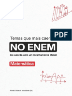 Temas mais abordados no ENEM segundo levantamento