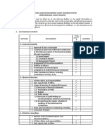 Governance and Management Audit Documents