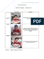 Daily food log | PATHFIT 2 FITNESS EXERCISE FORM