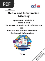 MIL - Module 1 - Lesson 1 and 2