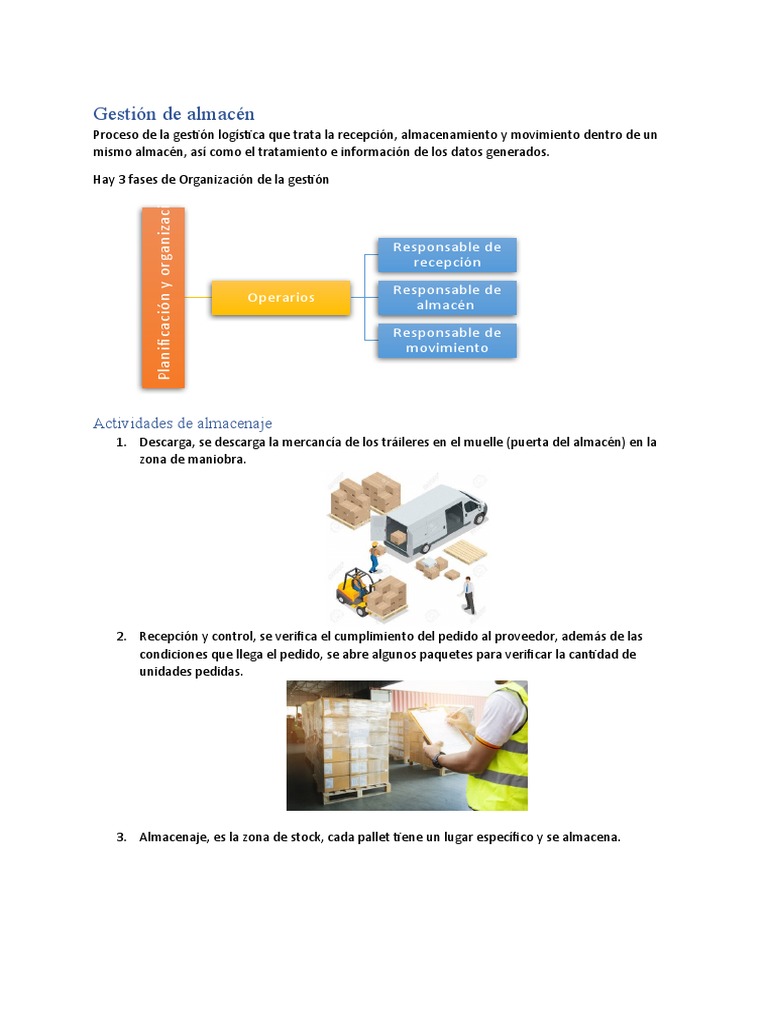 Gestión Eficiente de Almacenes | PDF