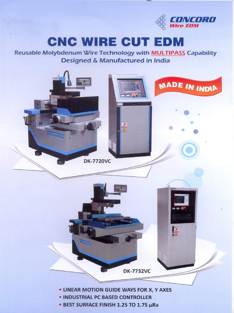 CNC Wire Cut Edm Machine | PDF