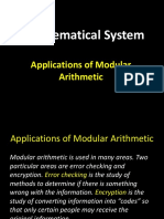 Modular Arithmetic Error Checking