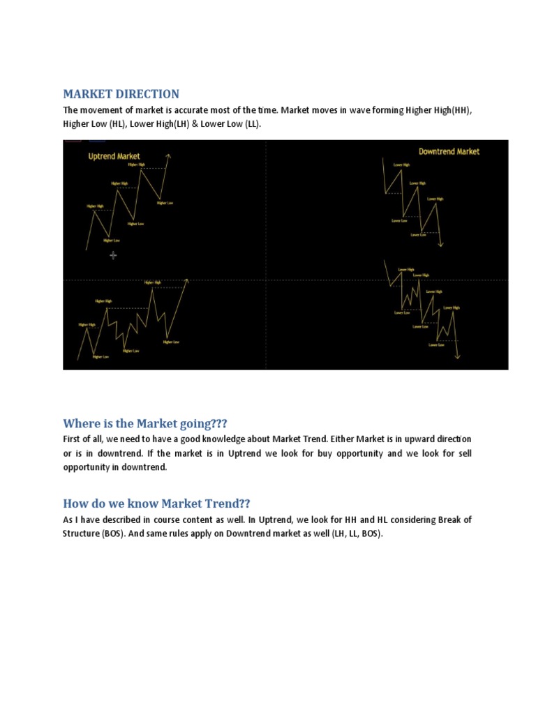 Understanding Market Direction Trends | PDF