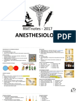 Rmtnotes Anesthesiology