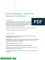 BasIC Notice Module de Formation