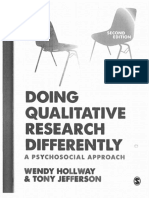 Hollway Jefferson 2013 Doing Qualitative Research Differently 001 Cover To Chapter 01