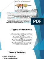 Resistor and Its Specifications