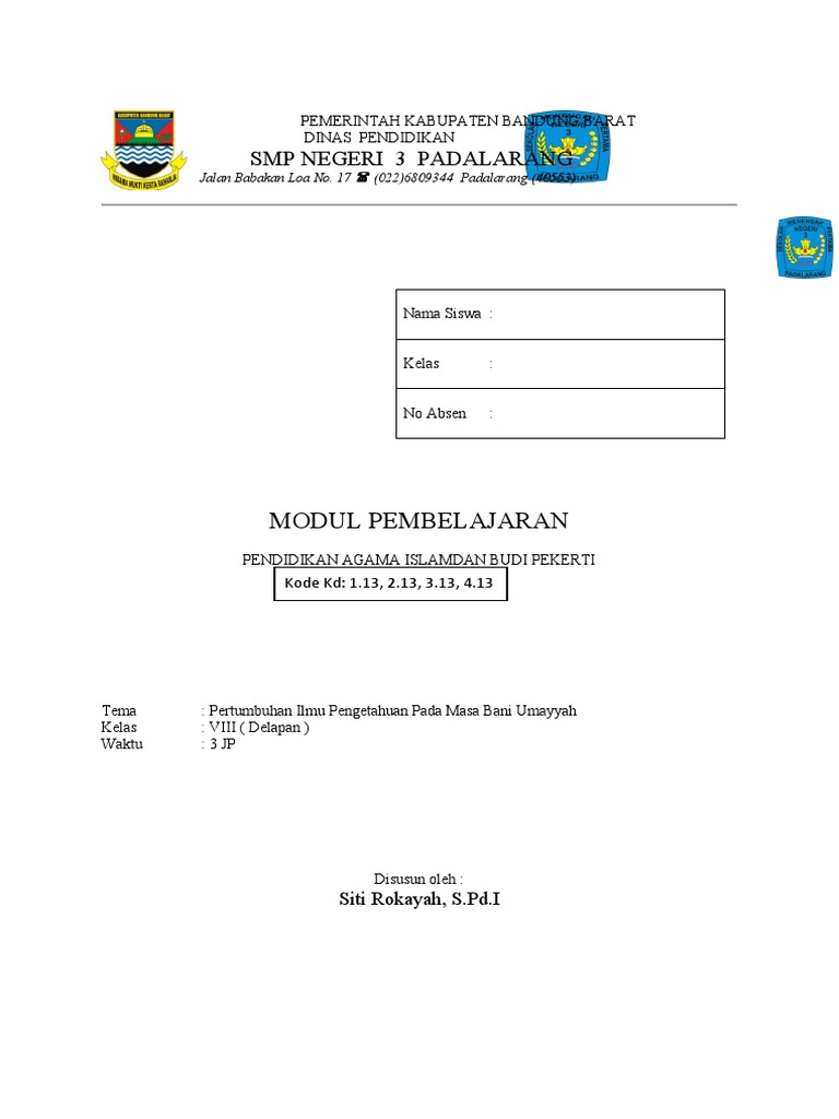 Modul 6 Pertumbuhan Ilmu Pengetahuan Pada Masa Umayyah - Siti R | PDF