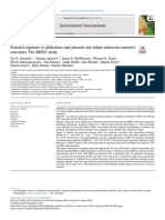 Prenatal Exposure To Phthalates and Phenols and Infant en 2018 Environment I