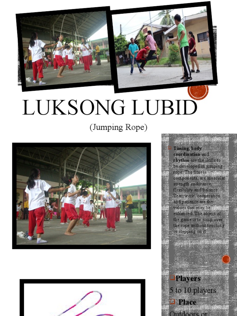 Luksong Lubid: Game Mechanics & Skills | PDF