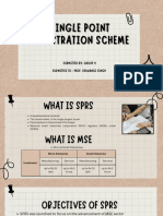 Single Point Registration Scheme