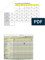 Calendario inspecciones septiembre