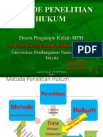 METODE PENELITIAN HUKUM SECARA SISTEMATIS