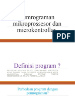 Pemrograman Mikroprossesor Dan Microkontroller