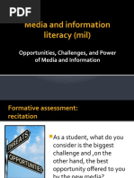 Mil Opportunities and Challenges