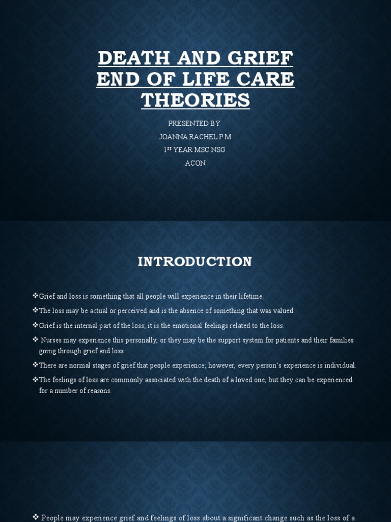 End of Life Care Death & Grief | PDF | Grief | Cardiac Arrest