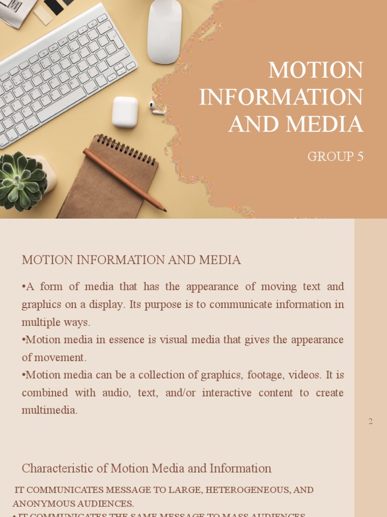 Understanding Motion Media and Its Impact | PDF | Display Resolution ...