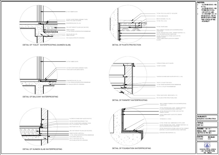 Building Construction Details | PDF | Architectural Design | Architecture
