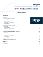 PDF - English Grade 8 - Unit - 18 - West Asian Literature 3 Topics