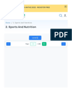 P.E. CH 2. Sports and Nutrition