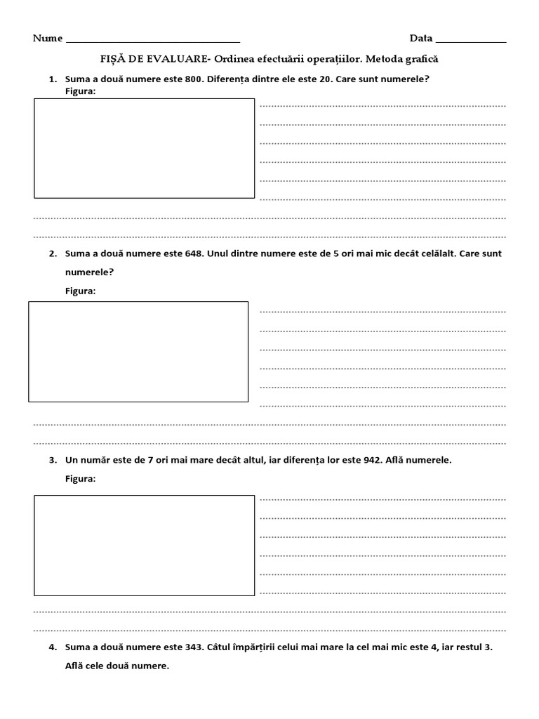 Test mate metoda grafica pdf