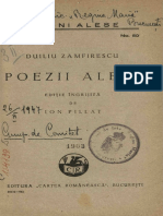 Poezii Alese - Zamfirescu Duiliu - Bucuresti - 1903
