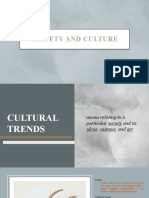 New Society and Culture
