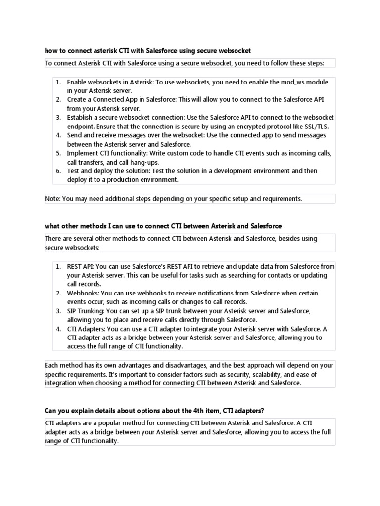 Salesforce integration pdf interactive voice response software