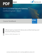 Barracuda Email Security Gateway Foundation Student Guide