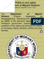 POEA Now Called Department of Migrant Workers